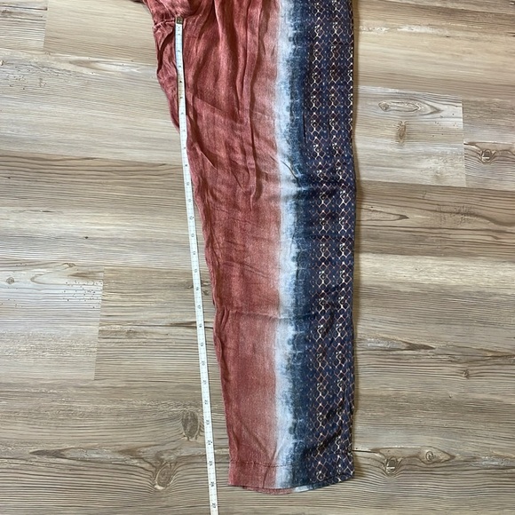 Anthropologie Conditions Apply Mallorca Pant Pull on Flowy Tapered Size S - Picture 7 of 12